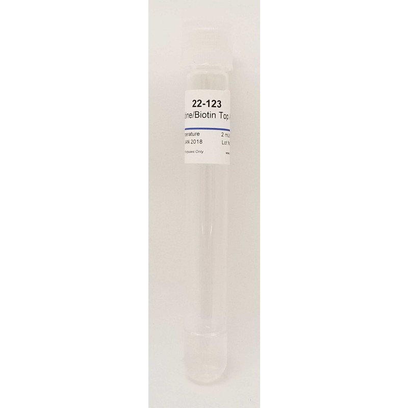 22-123, His/Bio Top Agar 2 mls, Agar tube, 2 ml/tube, Culture Media, Moltox