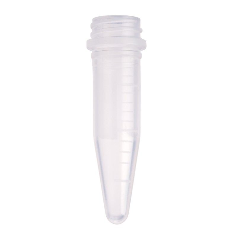 230823 CellTreat TUBE ONLY, 1.5mL Screw Top Micro Tube, Conical Bottom, Graduated, Non-sterile (1000/Case)