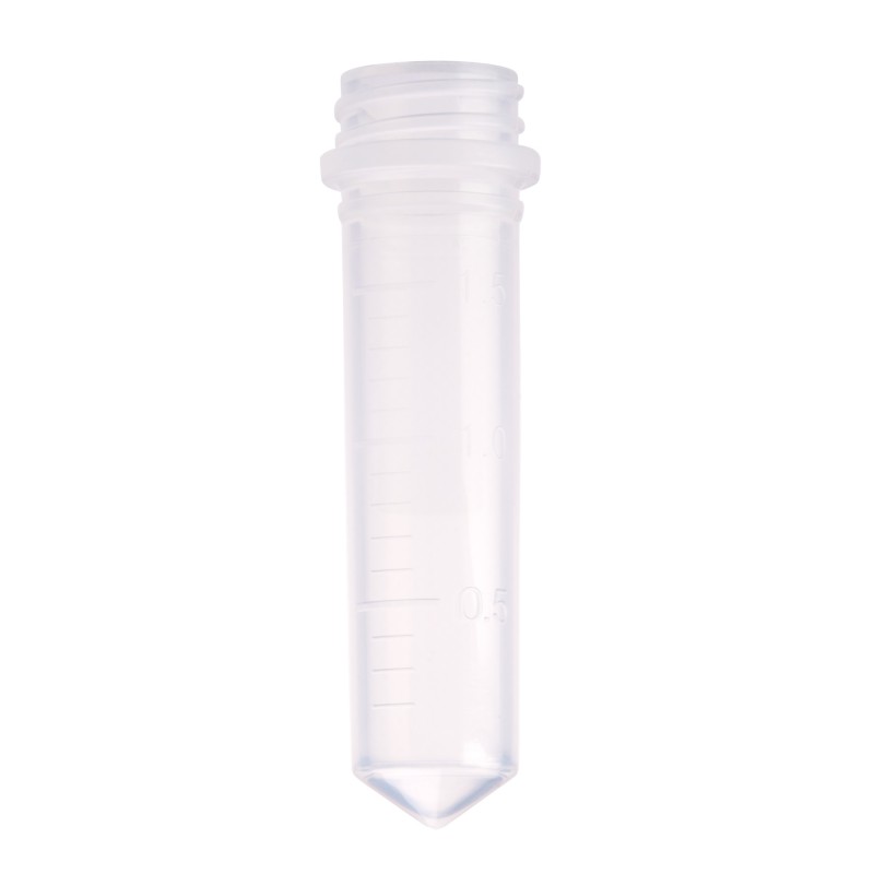 230833 CellTreat TUBE ONLY, 2.0mL Screw Top Micro Tube, Conical Bottom, Graduated, Non-sterile (1000/Case)