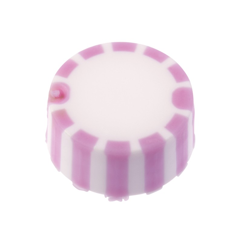 230840P CellTreat CAP ONLY, Screw Top Micro Tube Cap, Grip Cap With Integrated O-Ring, Purple, Non-sterile (1000/Case)