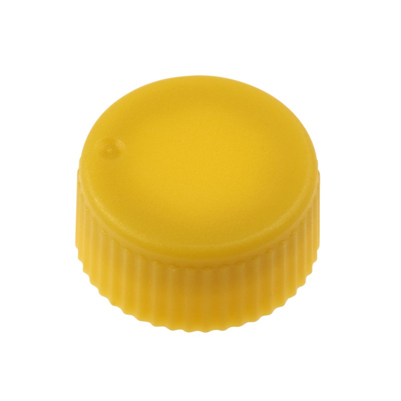 230841Y CellTreat CAP ONLY, Screw Top Micro Tube Cap, O-Ring, Opaque, Yellow, Non-sterile (1000/Case)