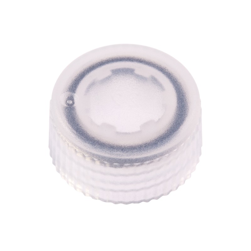 230842C CellTreat CAP ONLY, Screw Top Micro Tube Cap, O-Ring, Translucent, Clear, Non-sterile (1000/Case)