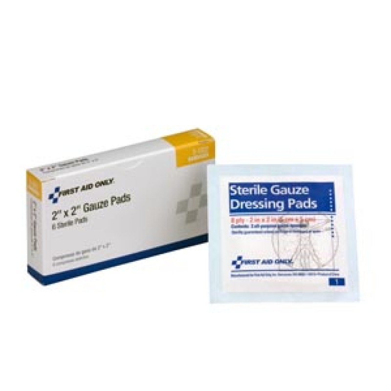 Hygenic/Theraband 3-002 Sterile Gauze Pads, 2"x2", 6/bx  (DROP SHIP ONLY - $150 Minimum Order)