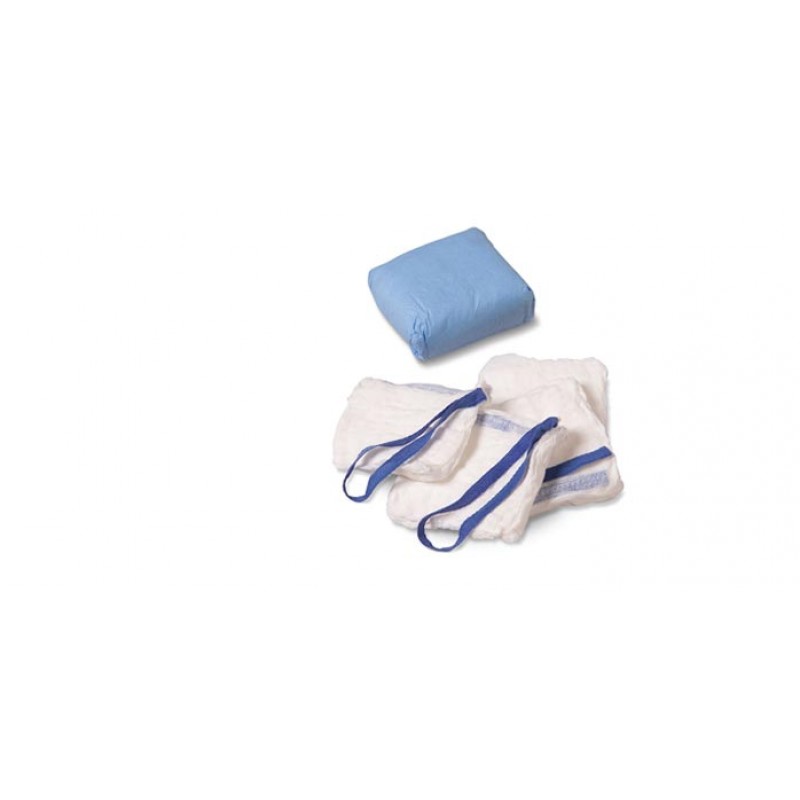 Laparotomy Sponges, X-Ray Detectable, Pre-Washed, Loop, 18" x 18", Sterile, 5/pk, 40 pk/cs (Continental US Only)