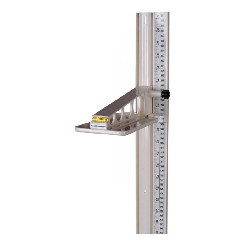 Pelstar LLC/Health O Meter Professional Scales PORTROD Height Rod, Wall Mount, Model Range 24" - 83" x 1/16 (60cm to 210cm by 1mm) Increment 1/16" (1 mm), Kit Included For Mounting on Wall (DROP SHIP ONLY)