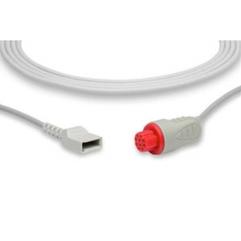 Cables and Sensors IC-DX-UT0 IBP Adapter Cable Utah Connector, Datex Ohmeda Compatible w/ OEM: 650-217 (DROP SHIP ONLY) (Freight Terms are Prepaid & Added to Invoice - Contact Vendor for Specifics)