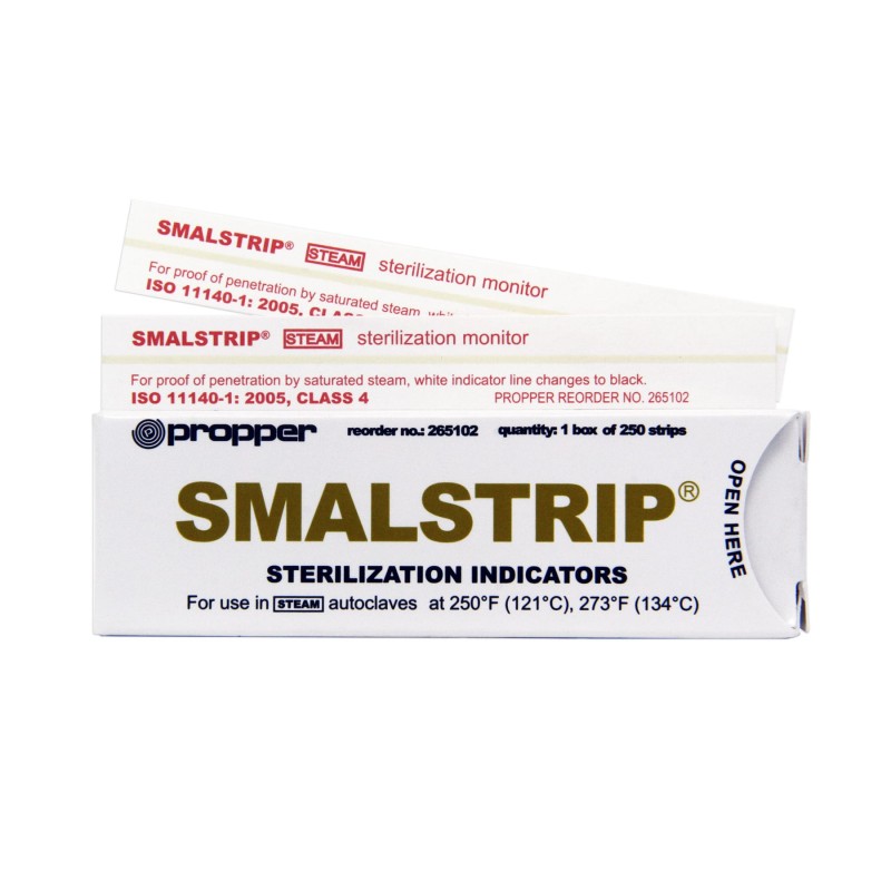 PROPPER MFG CO 26510200 SMALSTRIP INDICATOR STRIP STEAM 4" 250S