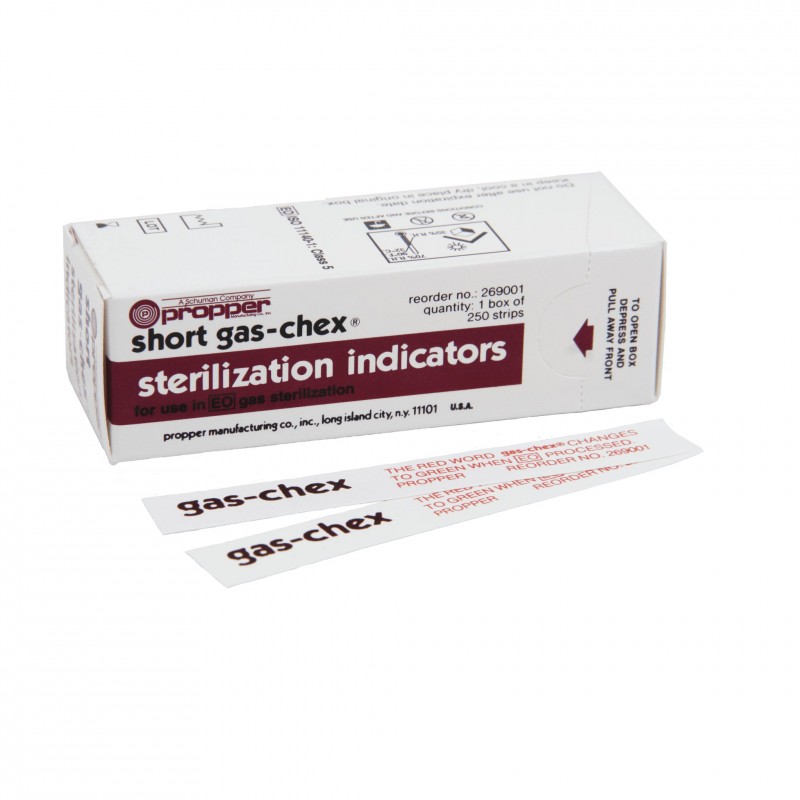 PROPPER MFG CO 26900100 EO GAS STRIP GAS CHEX BX 250