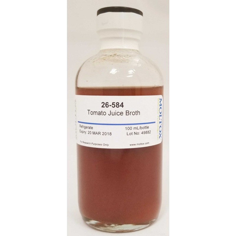26-584, Tomato Juice Broth, Broth, 100 ml, Culture Media, Moltox