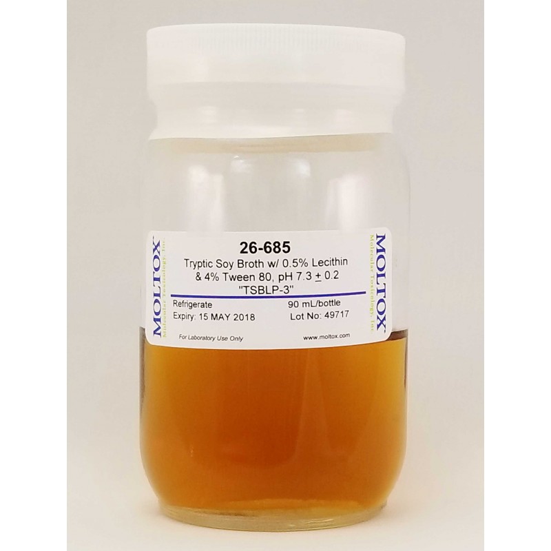 26-685, TSBLP, Broth, 90 ml, Culture Media, Moltox
