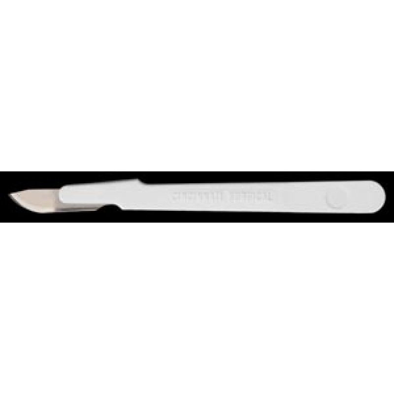 Cincinnati Surgical Company 0522 Scalpel, Stainless Steel, Size 22, White Handle, Disposable, Sterile, 10/bx (DROP SHIP ONLY)