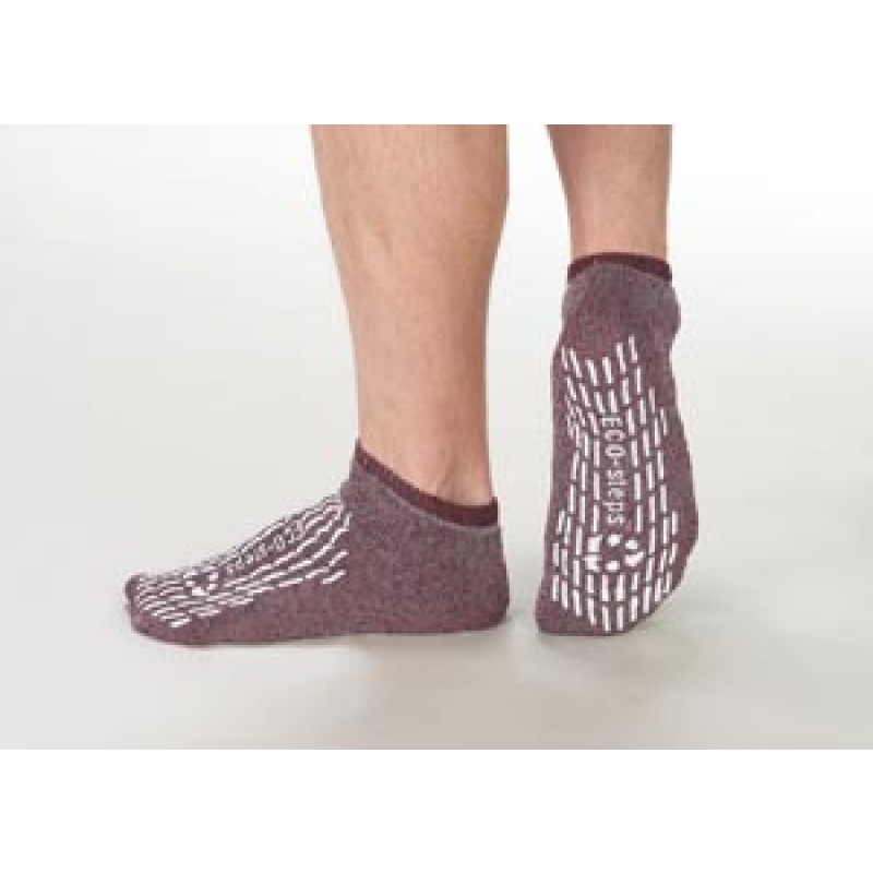 Albahealth, LLC E0203 Footwear, Adult Medium, Double Tread, Redwood, 48 pr/cs