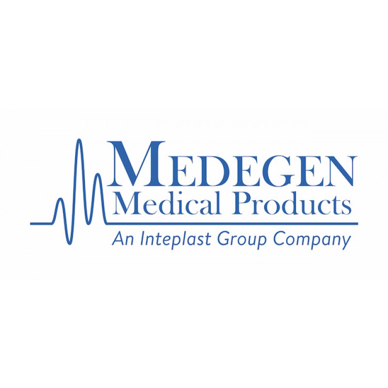 Medegen Medical Products, LLC 4220 Specimen Container, 8 oz, Clear Polystyrene with Gray Snap-On Lid, Graduated in 10cc (ml) & .25 oz Increments up to 240 cc, 500/cs