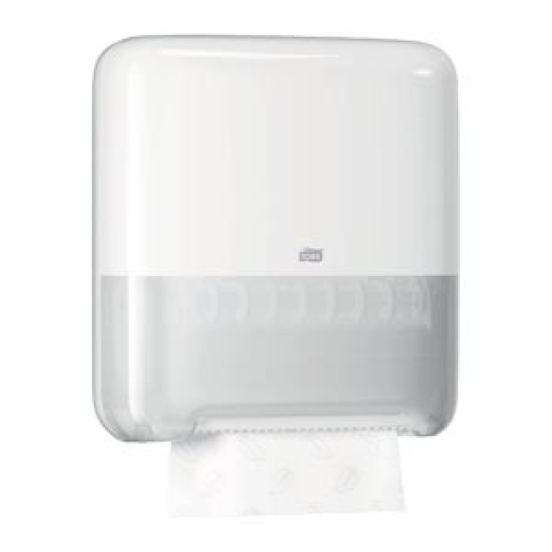 Essity Professional Hygiene North America, LLC 5510202 Hand Towel Roll Dispenser, Elevation, Universal, White, H1, Plastic, 14.7" x 13.2" x 8.1" (75 cs/plt)