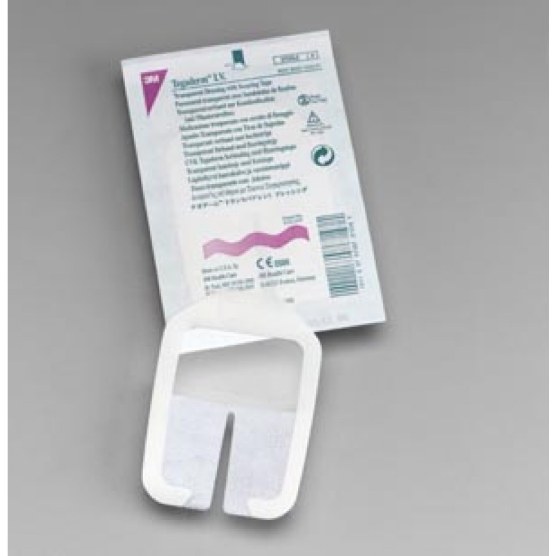3M Health Care 1633 IV Transparent Dressing, 2¾" x 3¼", 100/bx 4 bx/cs (Continental US+HI Only)