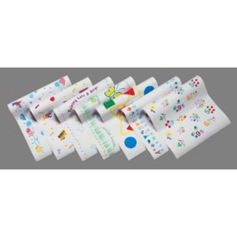 TIDI Products, LLC 981514 Exam Table Roll, Pediatric Print, Bugs & Things, Smooth, 14" x 225 ft, 6/cs