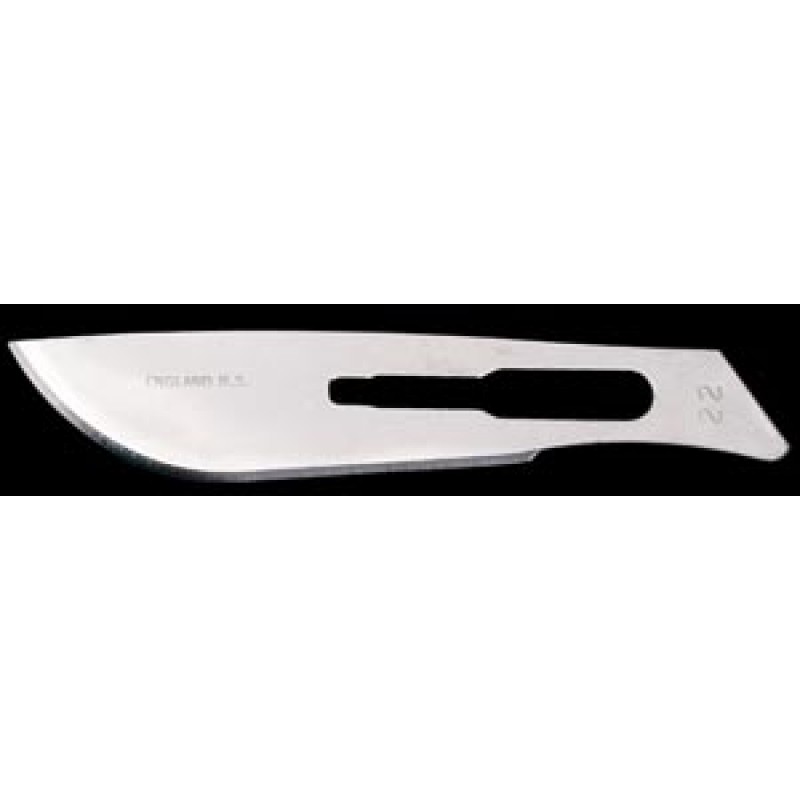 Cincinnati Surgical Company 0022 Blade, Carbon Steel, Size 22, Sterile, 100/bx (DROP SHIP ONLY)