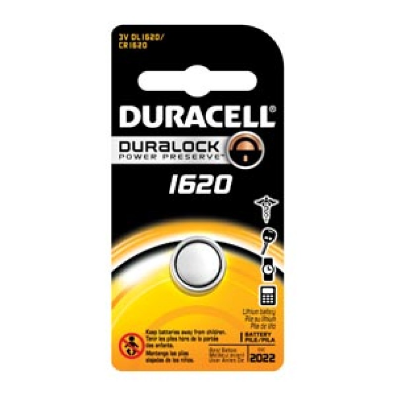 Duracell DL1620BPK Battery, Lithium, Size DL1620, 3V, 6/bx, 6 bx/cs (UPC# 66171) (Item is considered HAZMAT and cannot ship via Air or to AK, GU, HI, PR, VI) (Products are not for Private Household Markets; Products cannot be sold on Amazon.com or any oth