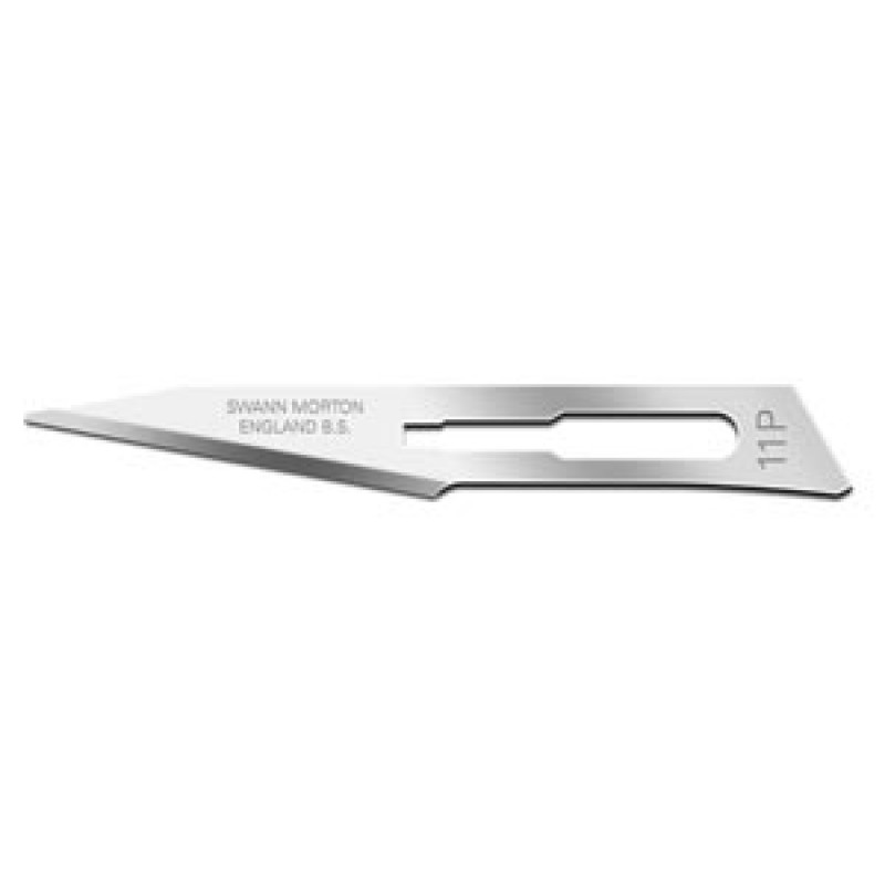 Cincinnati Surgical Company 01SM11P Blade, Swann Morton, Stainless Steel, Size 11p, Sterile, 100/bx (DROP SHIP ONLY)