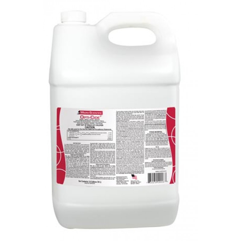 Micro-Scientific, USA OCP02-320 Opti-Cide3 Disinfectant, 2½ Gallon & Spigot, 2/cs (36 cs/plt) (Contenental US Only) (Item is considered HAZMAT and cannot ship via Air or to AK, GU, HI, PR, VI)