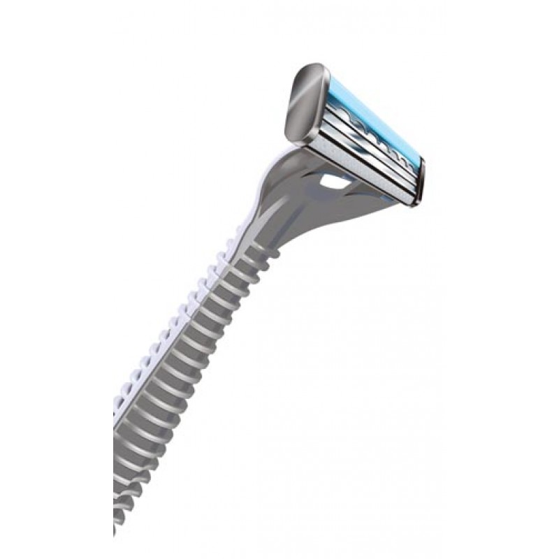 AccuTec Blades, Inc. 75-0036 Triple Blade Pivot Razor, Individually Wrapped, 100/cs (108 cs/plt)