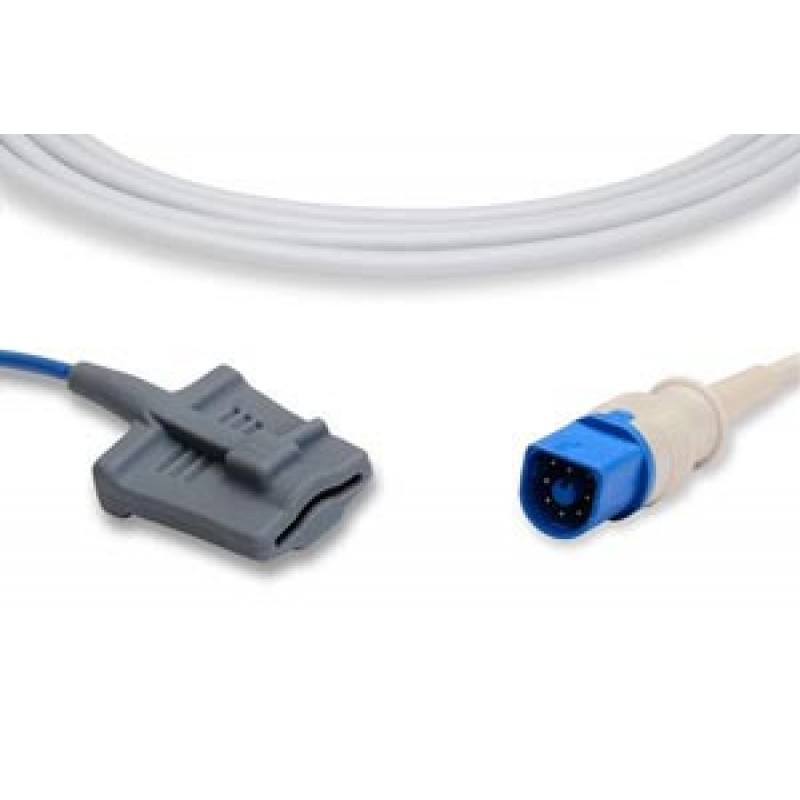 Cables and Sensors S410S-910 Direct-Connect SpO2 Sensor, Adult Soft, Philips Compatible w/ OEM: R-2414-30plus, M1191AL, M1191BL, PR-A900-1006V, TP1503SP-10, NSPH200, R-2414-30 (DROP SHIP ONLY) (Freight Terms are Prepaid & Added to Invoice - Contact Vendor