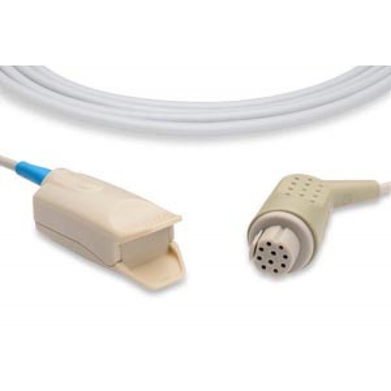 Cables and Sensors S410-090 Direct-Connect SpO2 Sensor, Adult Clip, Compatible w/ Datex Ohmeda Compatible OEM: OXY-F4-N, TS-F4-N, SAF-F4, PR-A520-1005, TCPF-2014-0322, TP2422, NFDX200, B505-1005 (DROP SHIP ONLY) (Freight Terms are Prepaid & Added to Invoi