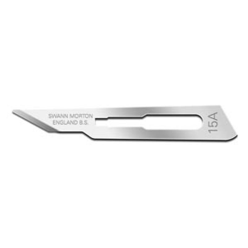 Cincinnati Surgical Company 01SM15A Blade, Swann Morton, Stainless Steel, Size 15a, Sterile, 100/bx (DROP SHIP ONLY)