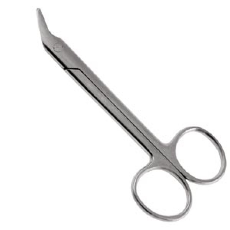 Sklar Instruments 24-2342 Wire Cutting Scissor, Serrated, Angled, 4.75" (DROP SHIP ONLY)