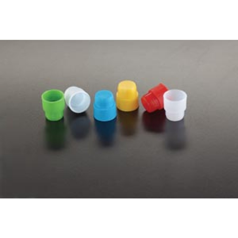 Simport Scientific T401-10N Tube Plug Cap, 17mm, Polyethylene, Natural, 1000/bg, 4 bg/cs