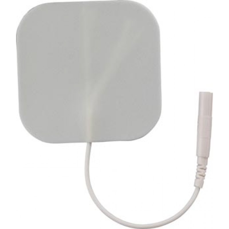 Compass Health EF2020WF2 Compass Electrodes, Reusable, Square, White, Foam, Foil Packaging, 2" x 2", 4/pk