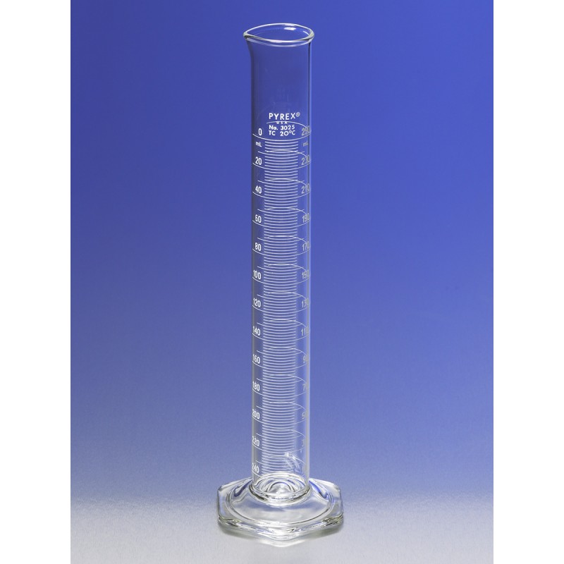 Corning 3025-50 PYREX® Economy Double Metric Scale 50 mL Cylinders, TC