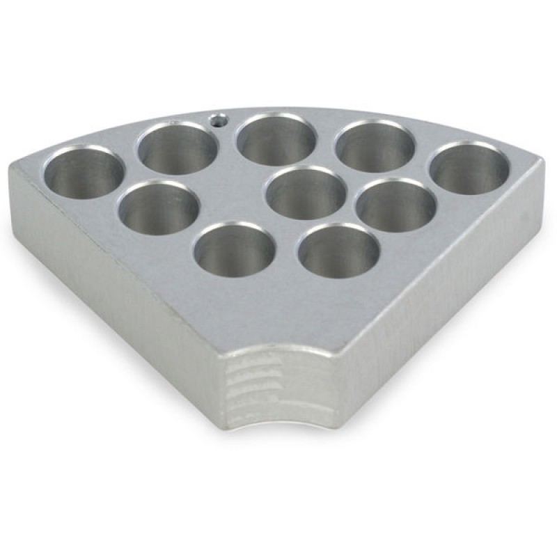 OHAUS 30500573 Sectional Block 10 x 15 mm Flat Bottom Vials