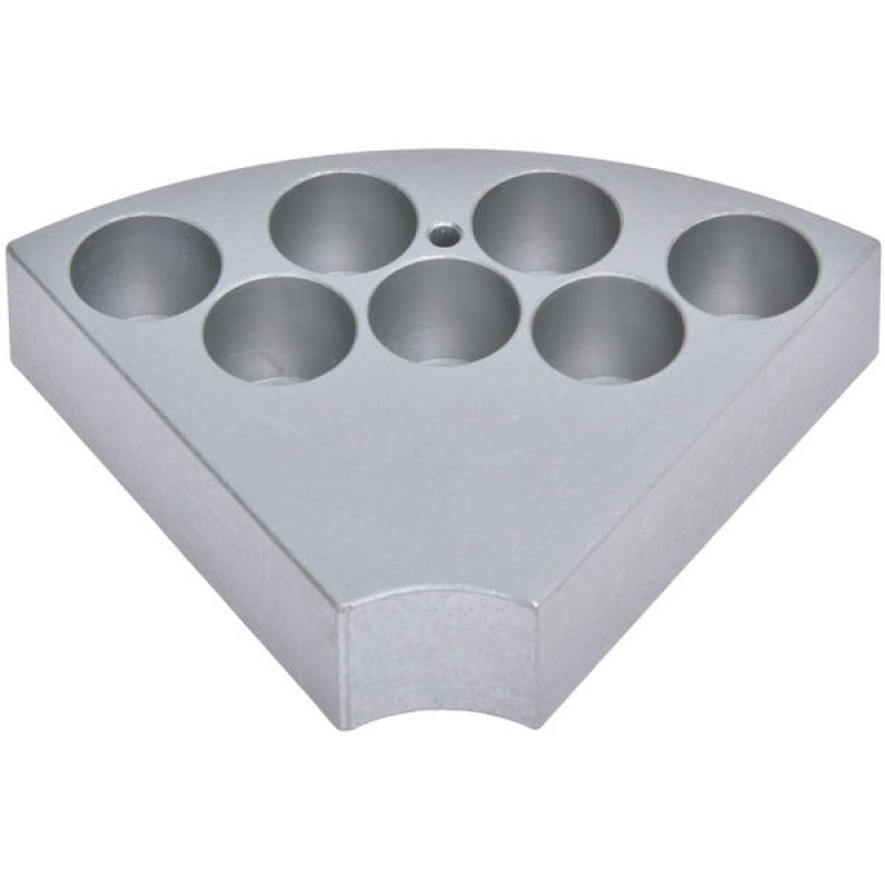 OHAUS 30500574 Sectional Block Holds 7 x 17 mm Flat Bottom Vials