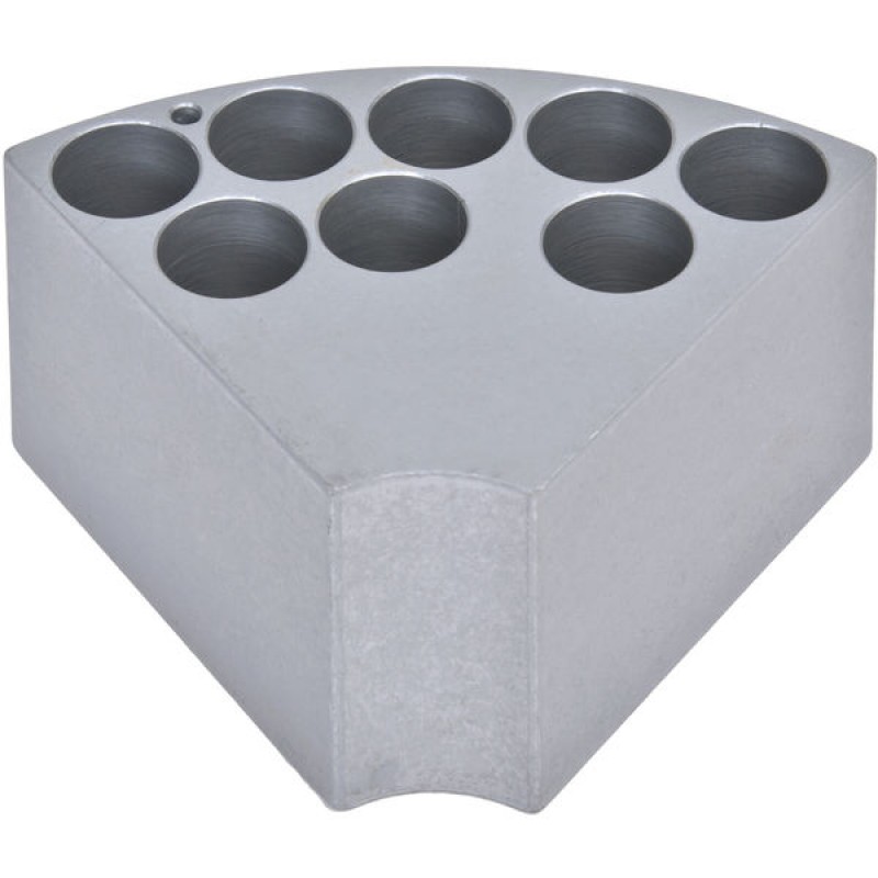 OHAUS 30500578 Sectional Block 8 x 17 mm Conical Test Tubes