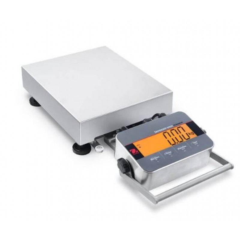 Ohaus DEFENDER™ 3000 WASHDOWN - I-D33, D33XW15C1R5, 30lb x 0.005lb, 30685209