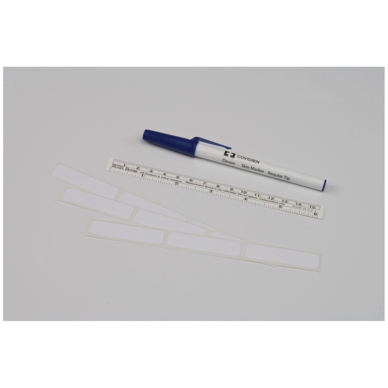 Surgical Skin Marker 150, Ruler Cap, Regular Tip, 25/bx, 4 bx/cs (60-Day Dating; Non-Returnable) (Continental US Only)