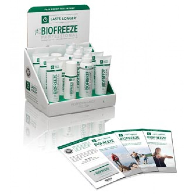 BoxOut, LLC dba BoxOut Distribution 13439 Biofreeze® Professional Starter Kit, Contains: (6) BF Pro Gel, (3) BF Pro Roll-On, (3) BF Pro 360° Spray (100 kt/plt) (Cannot be sold to retail outlets and/ or Amazon) (US Only) (091790) (Item is considered HAZMAT