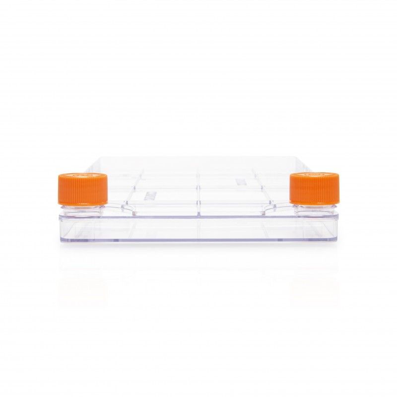 Corning 3268 Polystyrene CellSTACK® - 1 Chamber with Vent Caps, 8 per Case