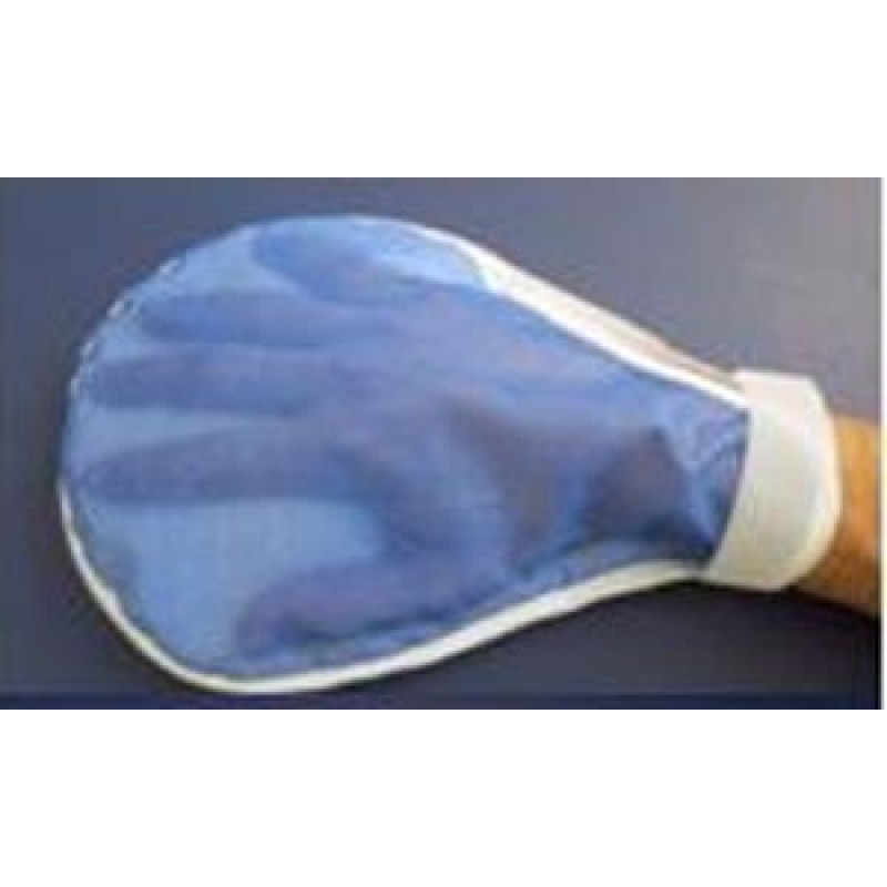 Medi-Tech International Corp MTRM280 Adult Mitts, Soft Hand Guard Mitt, Blue Mesh Back & Front, No Finger Separators, Latex-Free, One Size