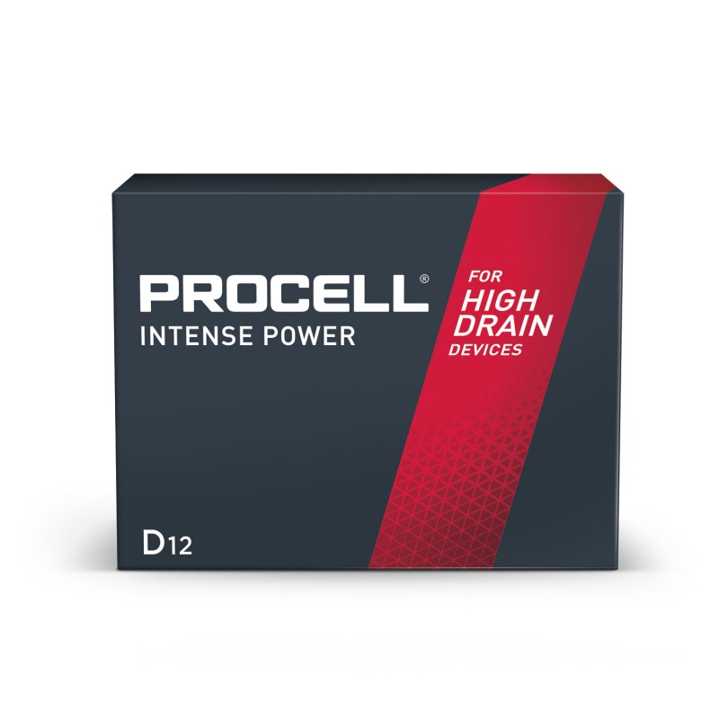 Duracell PX1300 Procell Intense, Size: D, Alkaline Battery, For High Drain Devices, 12/bx, 6bx/cs (Products are not for Private Household Markets; Products cannot be sold on Amazon.com or any other 3rd party site)