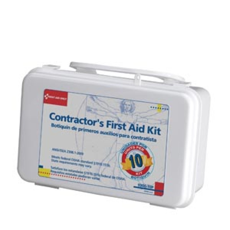 First Aid Only/Acme United Corporation 9300-10P 10 Person Contractor First Aid Kit, 95 Piece, Plastic Case  (DROP SHIP ONLY - $150 Minimum Order)