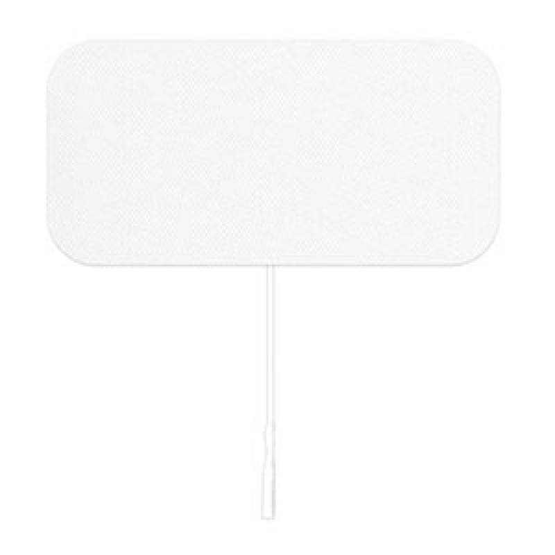 Axelgaard VTX50100 ValuTrode X Electrode, White Fabric Top, 2" x 4" Rectangle, 4/pk, 10 pk/bg, 1 bg/cs (091949)