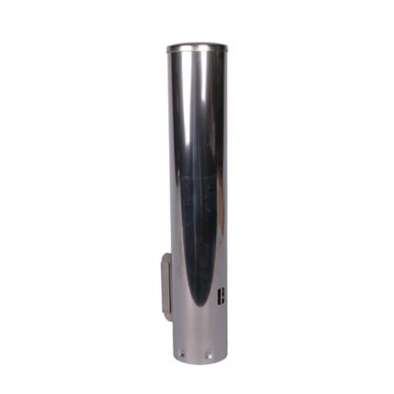 TIDI Products, LLC 9246 Cup Dispenser, Adjustable, Chrome, 3 or 5 oz