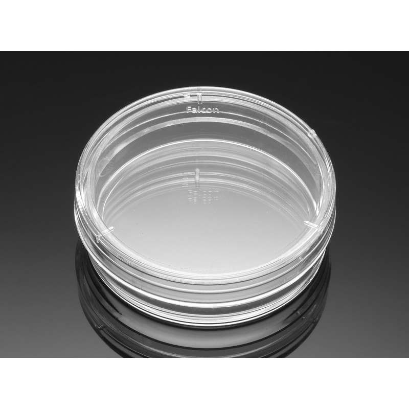 Corning 351008 Falcon® 35 mm Not TC-treated Easy-Grip Style Bacteriological Petri Dish, 20/Pack, 500/Case, Sterile