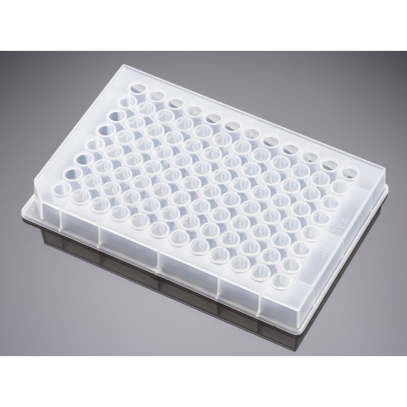 Corning 351190 Falcon® 96-well Clear Round Bottom Not Treated Library Storage Microplate, 25/Pack, 100/Case
