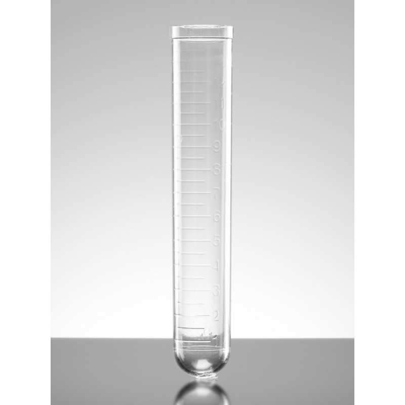 Corning 352017 Falcon® 14 mL Round Bottom Polystyrene Test Tube, without Cap, Sterile, 125/Pack, 1000/Case
