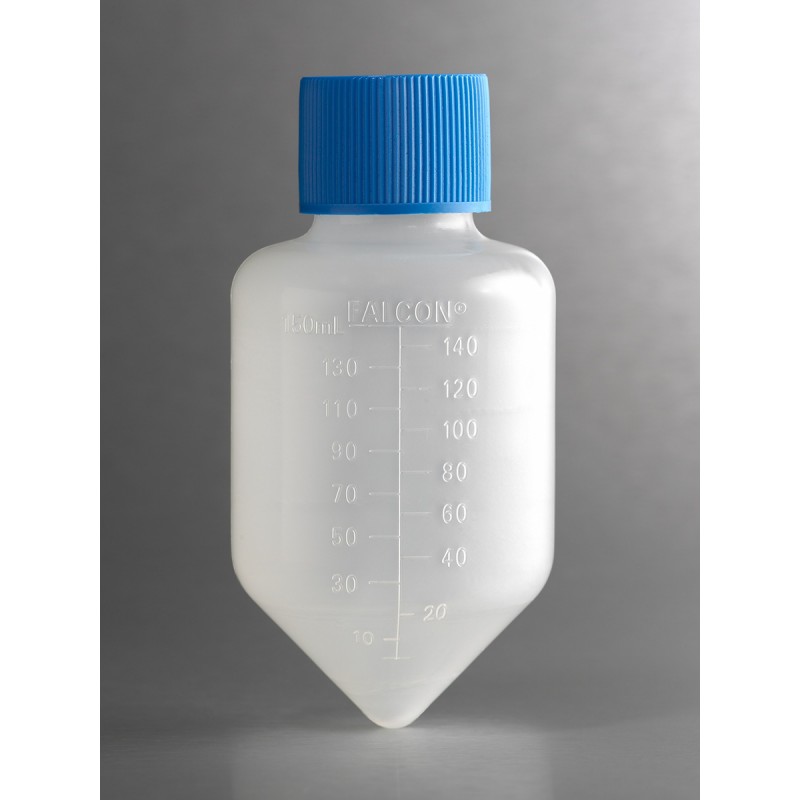 Corning 352076 Falcon® 175 mL PP Centrifuge Tube, Conical Bottom, with Plug Seal Screw Cap, Sterile, 8/Bag, 48/Case
