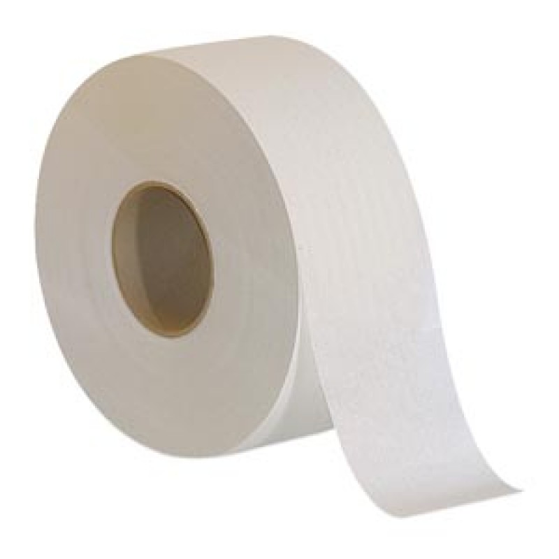 Georgia-Pacific Consumer Products 13728 Jumbo Jr. Bathroom Tissue, 2-Ply, White, 3½" x 1000 ft, 2000 sht/rl, 8 rl/cs
