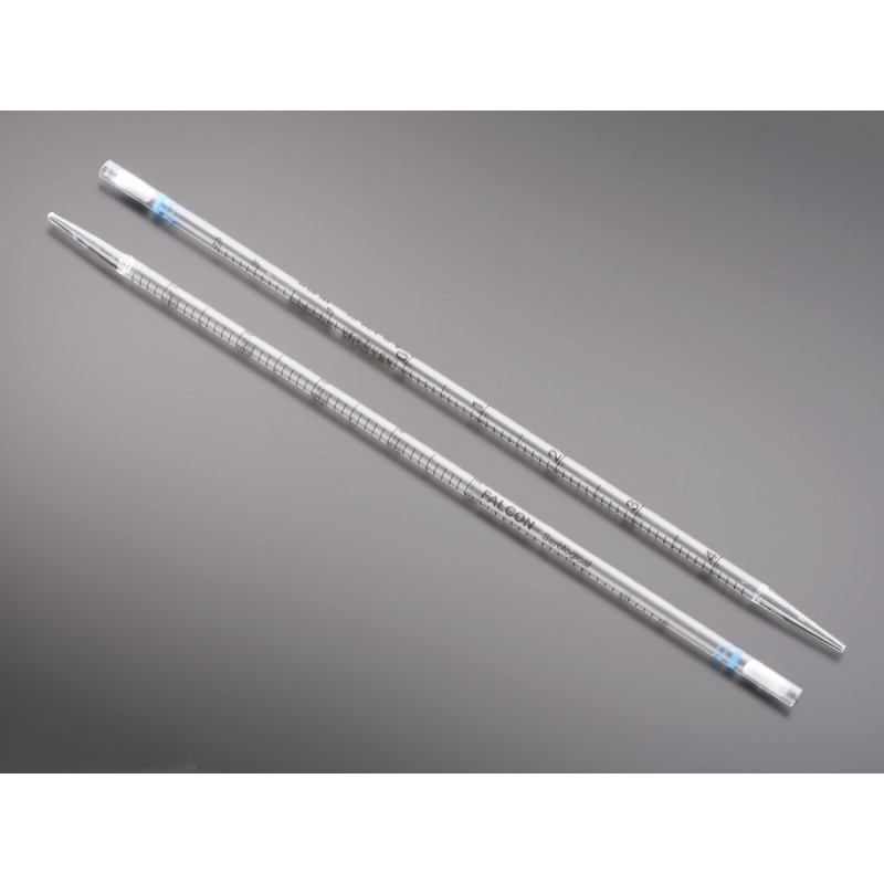 Corning 356543 Falcon® 5 mL Serological Pipet, Polystyrene, 0.1 Increments, Individually Packed, Sterile, 50/Bag, 200/Case
